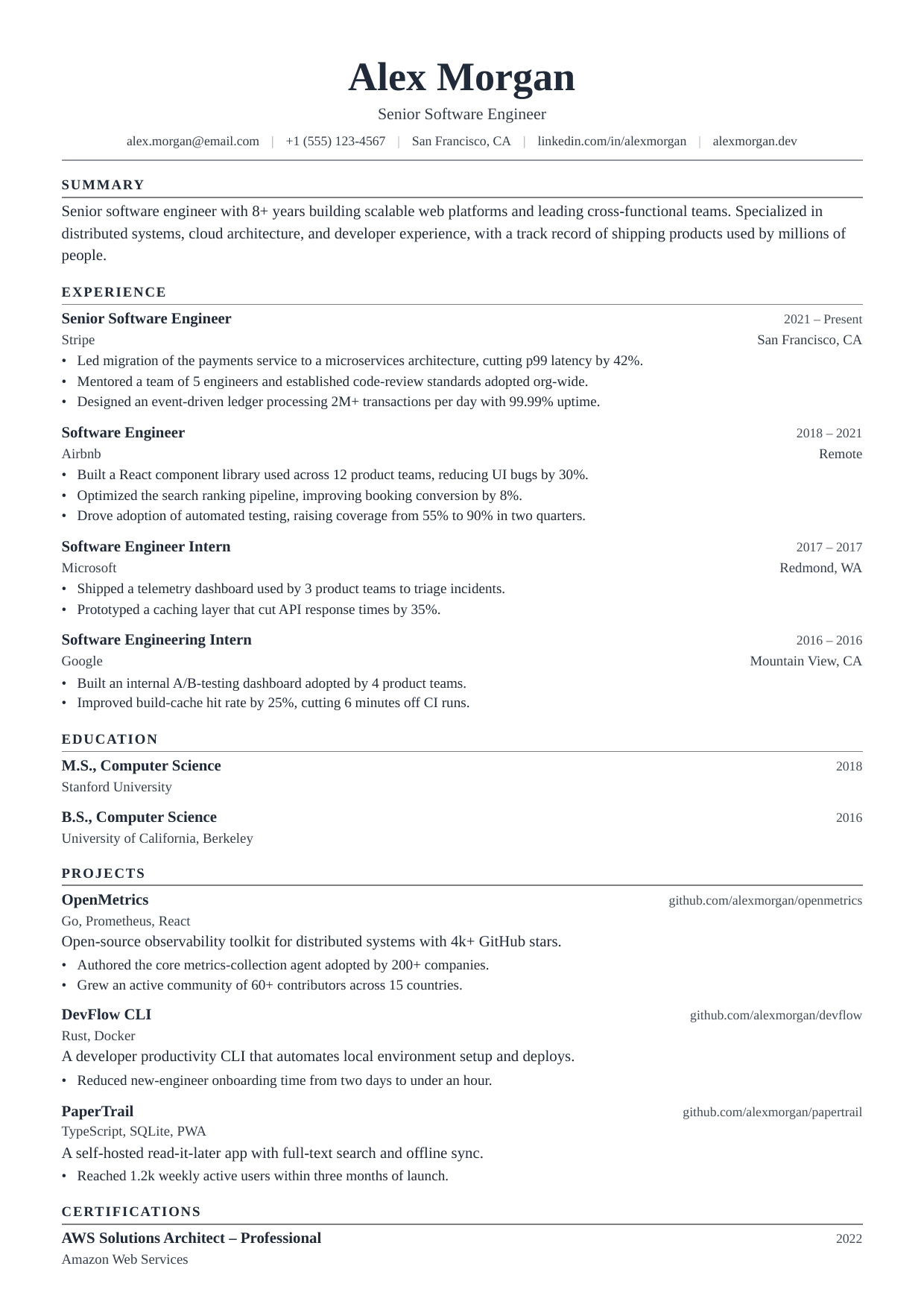Real Estate Broker resume template