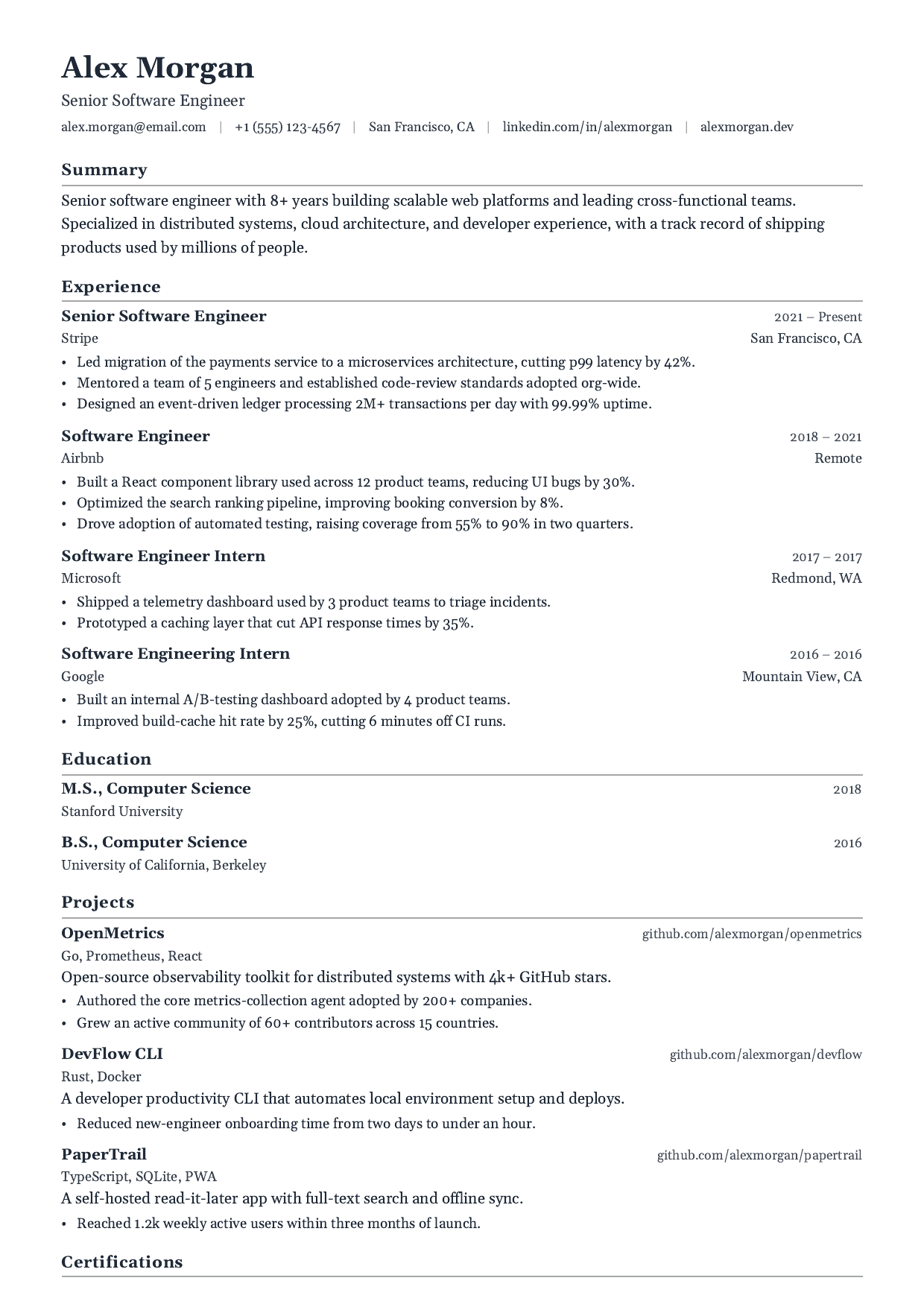 Office Administrator resume template