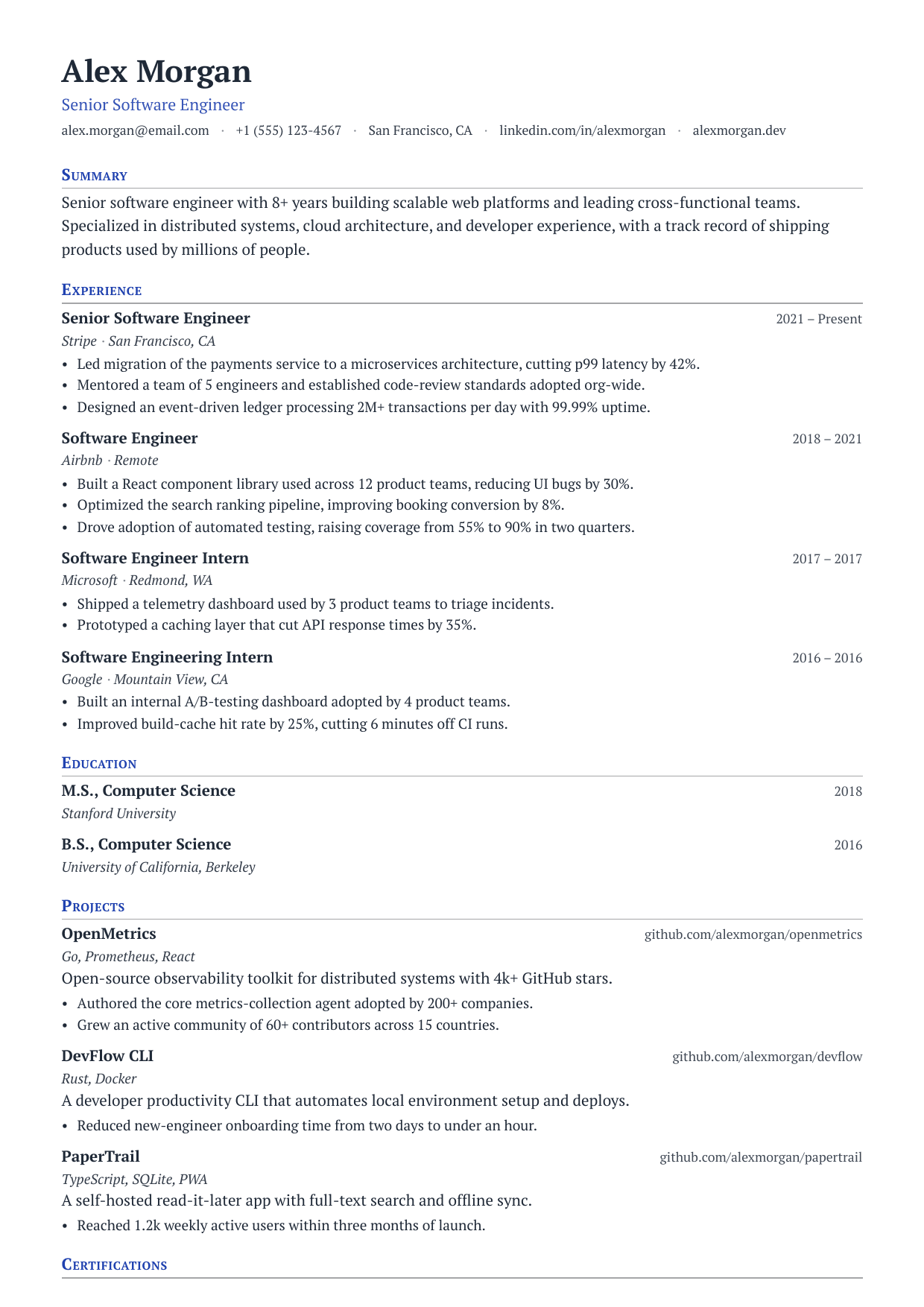 Litigation Attorney resume template