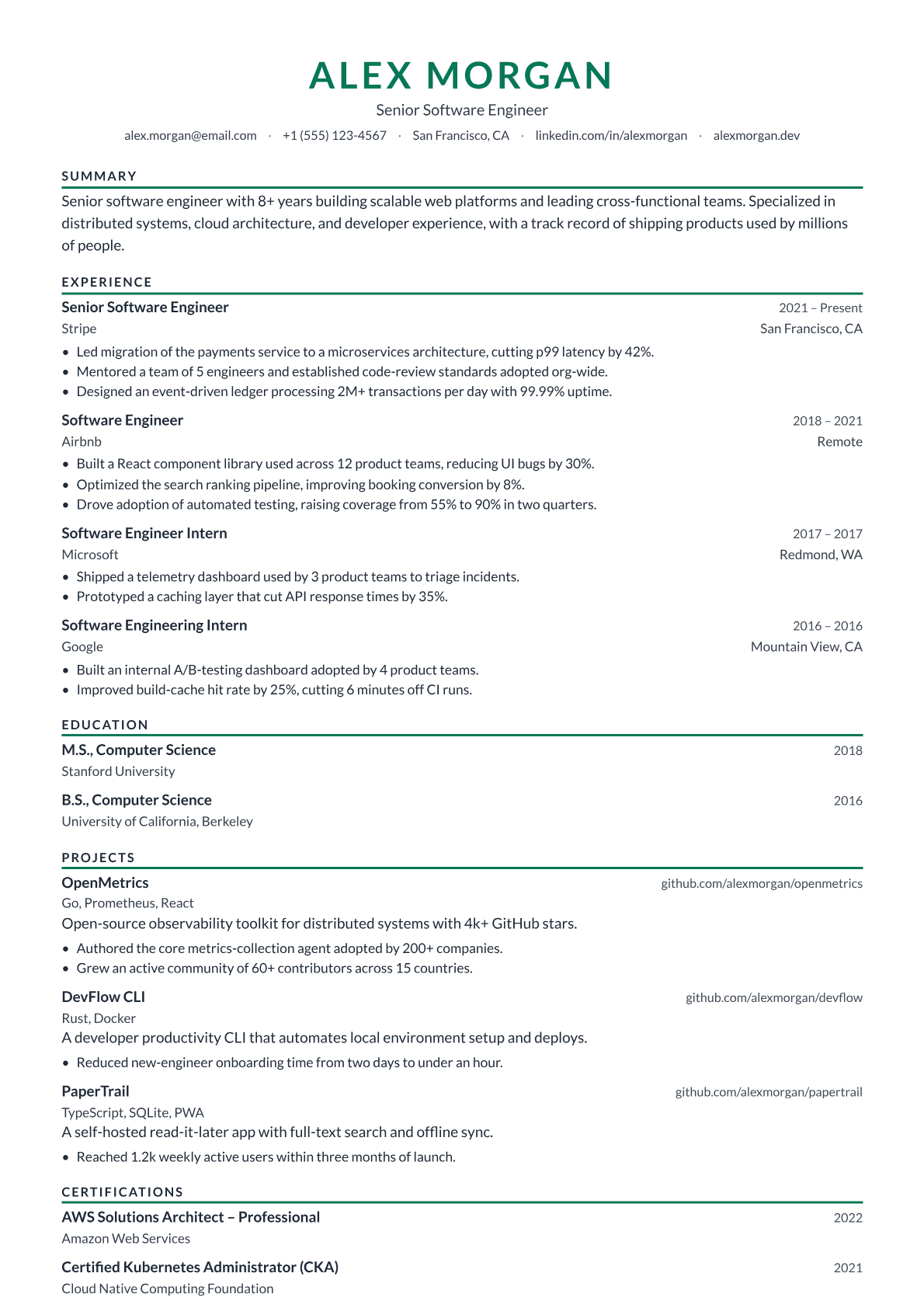 Public Relations Manager resume template