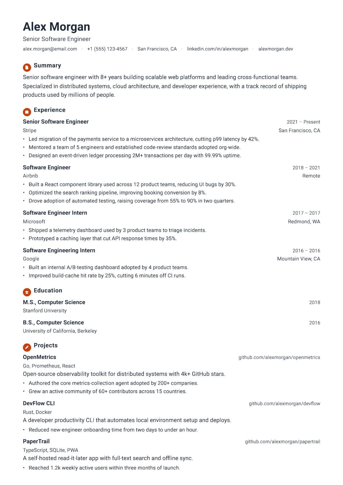 Retail Sales Assistant resume template