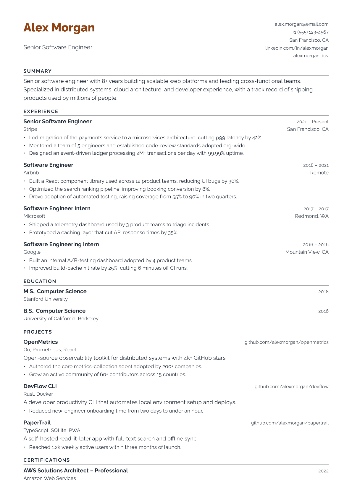 Real Estate Agent resume template