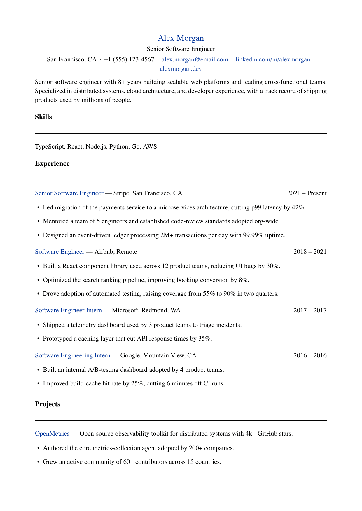 Registered Nurse resume template