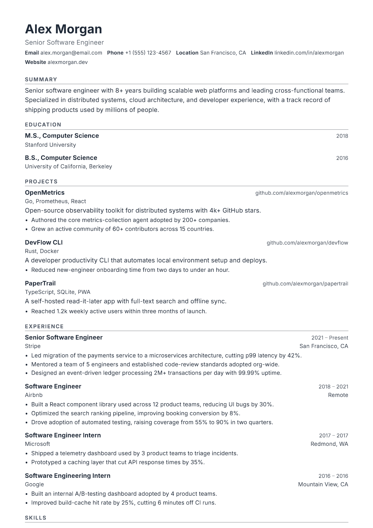 Office Assistant resume template