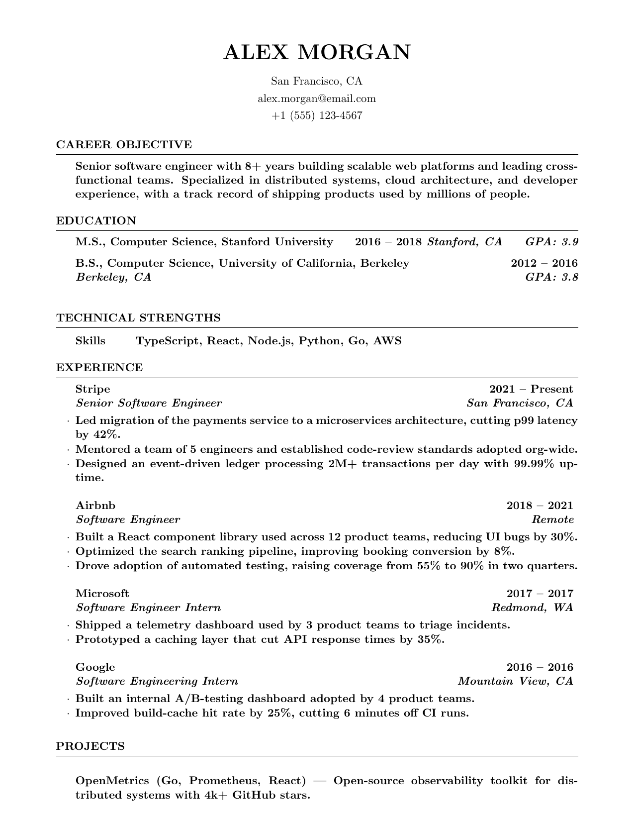IT Support Specialist resume template