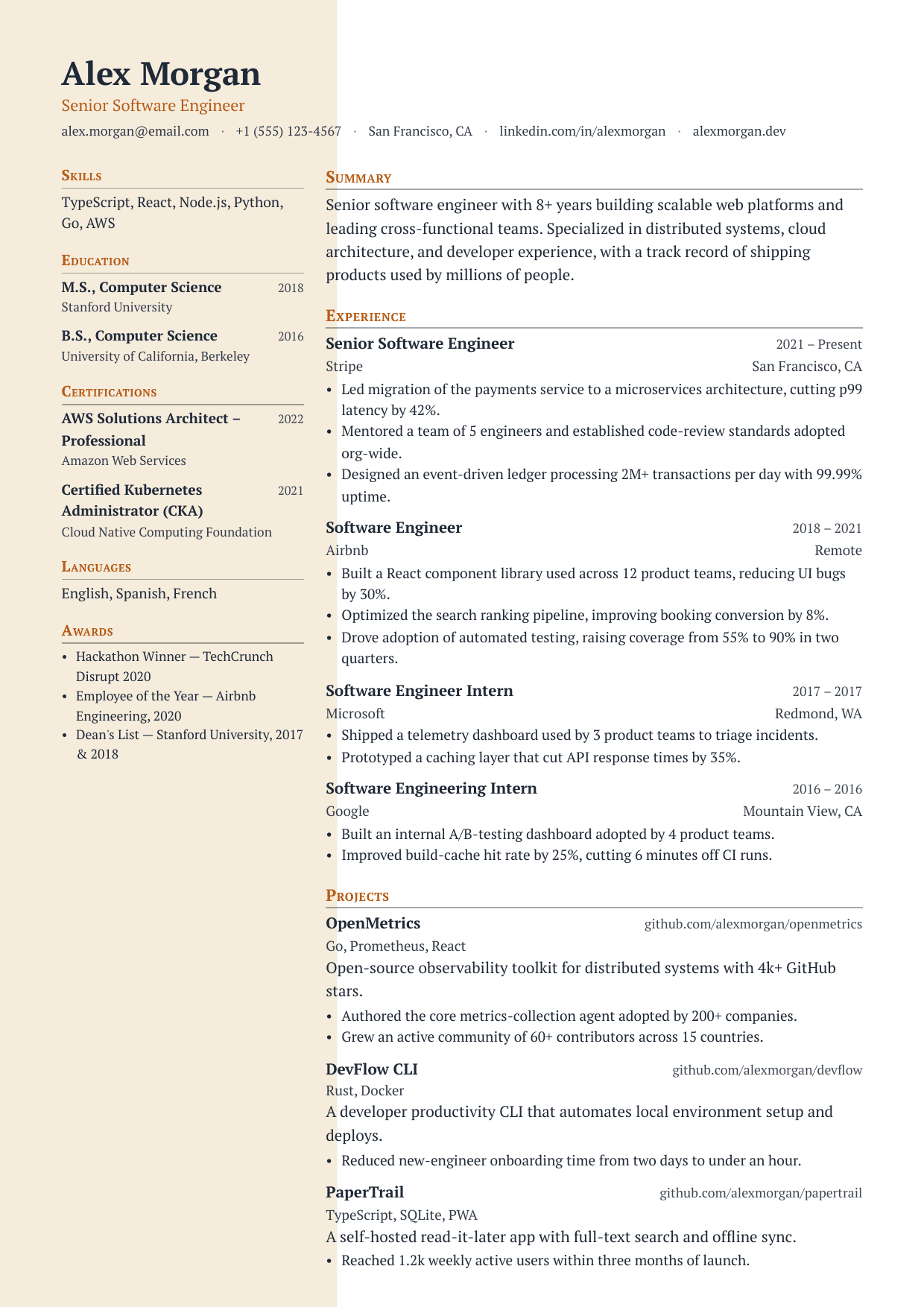 Sales Coordinator resume template