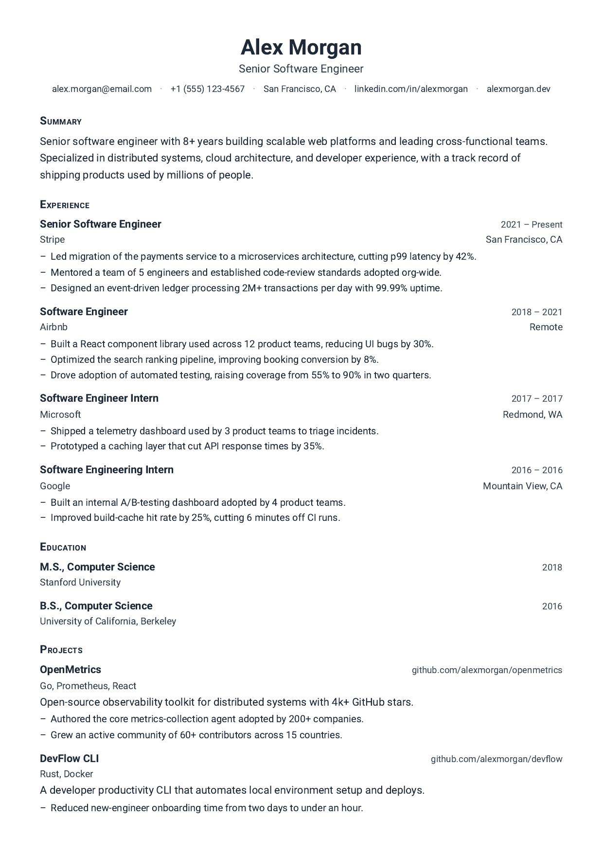 Retail Sales Assistant resume template