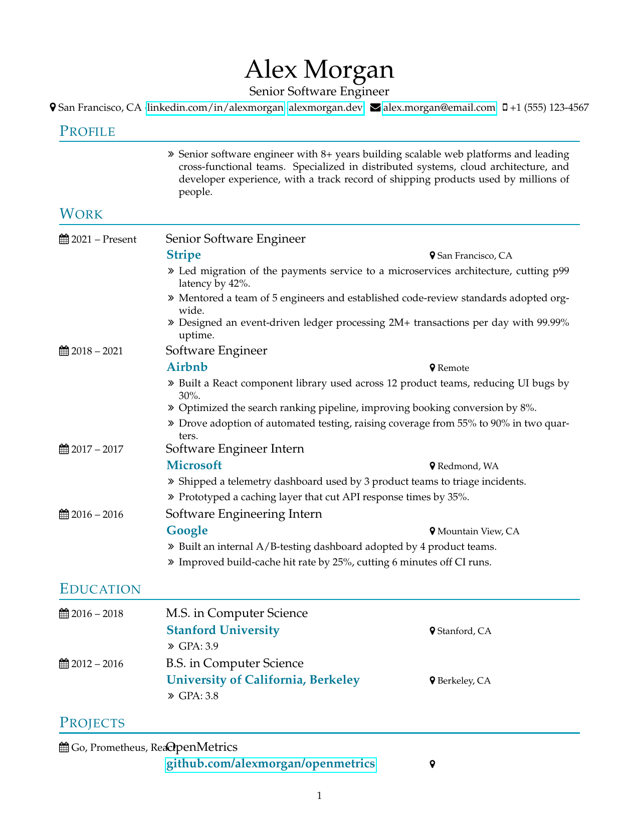 Nursing resume template